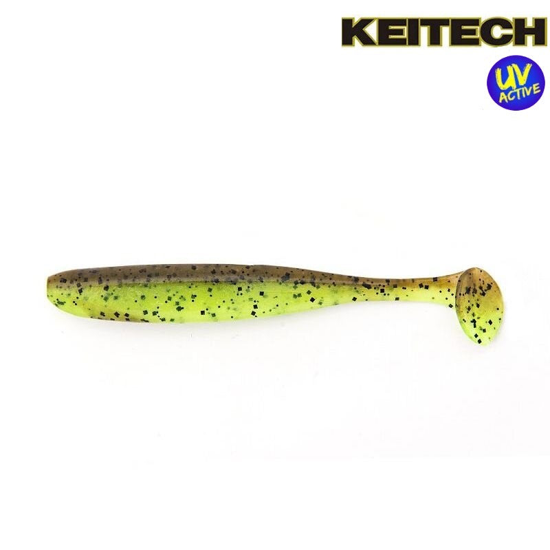 Keitech Easy Shiner Green Pumpkin; 3 in.