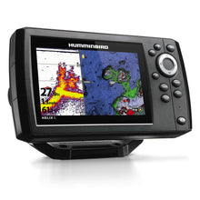 Lade das Bild in den Galerie-Viewer, Humminbird Helix 5 Chirp GPS G3 GPS Kartenplotter Echolot - Komplett mit Geber
