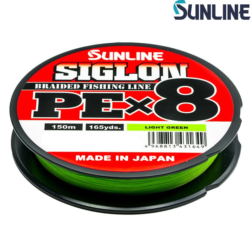 Sunline Siglon PE X 8  / 2,7kg / PE #0.4-150 m / Hellgrün