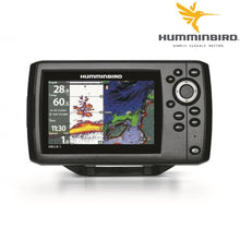 Lade das Bild in den Galerie-Viewer, Humminbird Helix 5 Chirp GPS G3 GPS Kartenplotter Echolot - Komplett mit Geber
