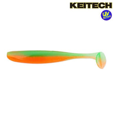 Lade das Bild in den Galerie-Viewer, Keitech Easy Shiner 3” 4” 5”,UV Lime/Orange
