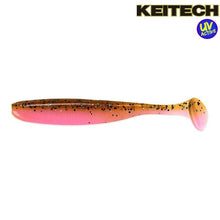 Lade das Bild in den Galerie-Viewer, Keitech Easy Shiner 3” 4” 5” ,Motoroil / Pink
