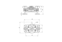 Lade das Bild in den Galerie-Viewer, Fasten-Halterung [C-Shaped Basis] horizontale Instal
