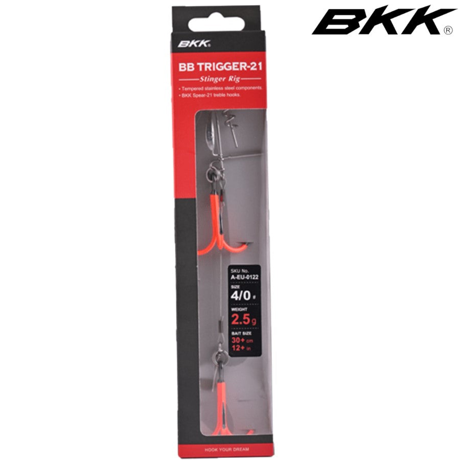 BKK BB Trigger-21 Stinger Rig UVO #1/0 18-22 cm