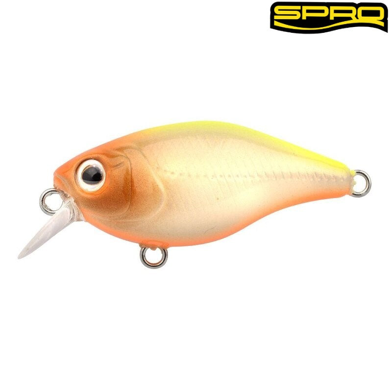 SPRO Ikiru Mini Crank SL SH 3,8cm 4g Natural Chartreuse Back