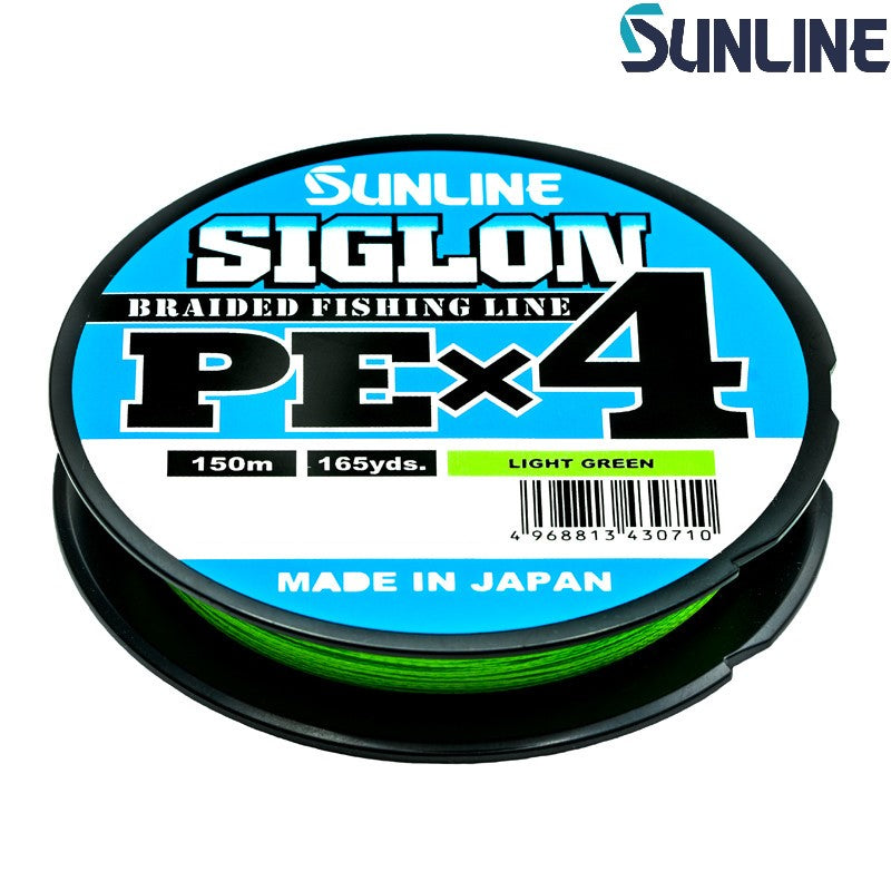 Sunline Siglon PE X 4 / 5,4kg / PE #0.8 - 150 m / Hellgrün