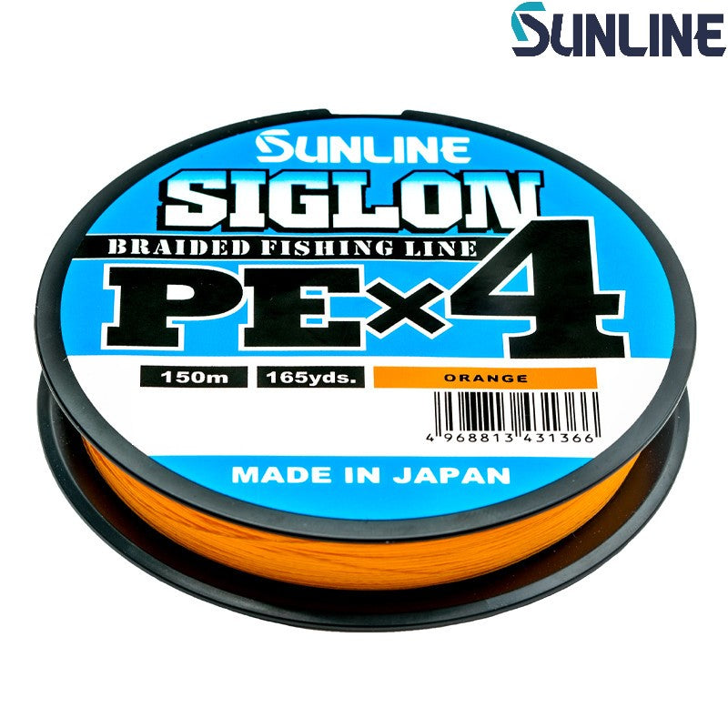 Sunline Siglon PE X 4 / 5,4kg / PE #0.8- 150 m / Orange