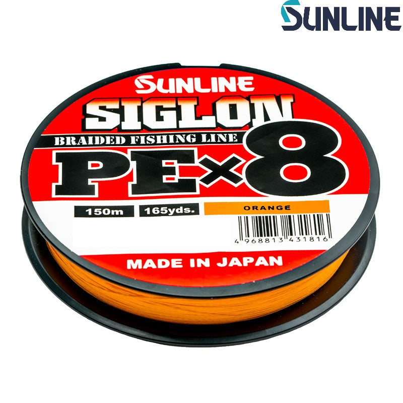 Sunline Siglon PE X 8 - 2,7kg / PE #0.4- 150 / Orange