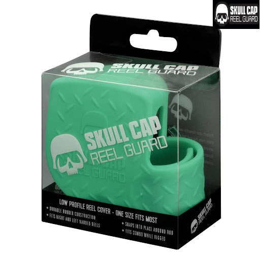 13 Fishing Skull Cap Rollenschutz für Baitcastrollen RH/LH -TX GREEN